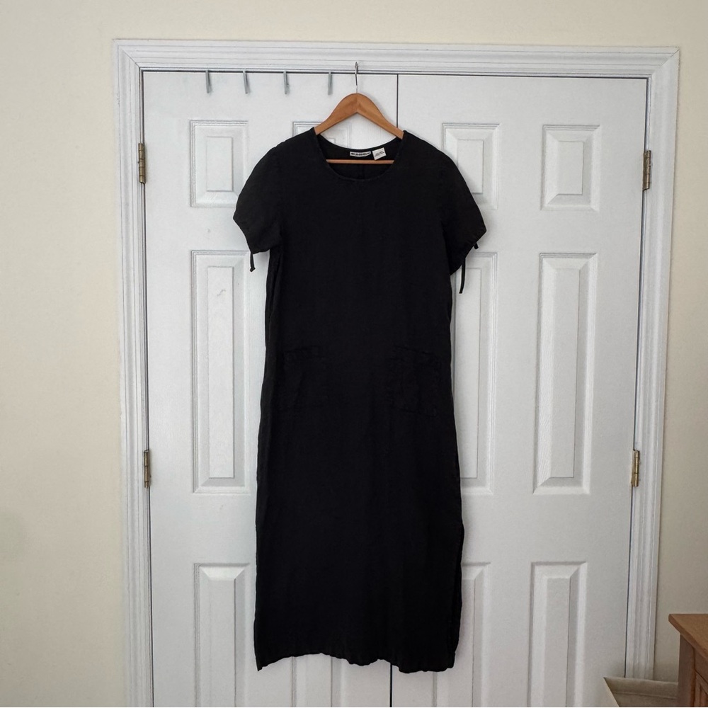Sunbelt Black Puff Sleeve Maxi Dress